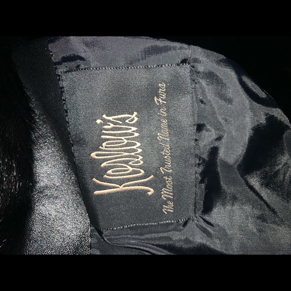 Women’s leather bomber jacket with mink inside - Picture 5 of 7